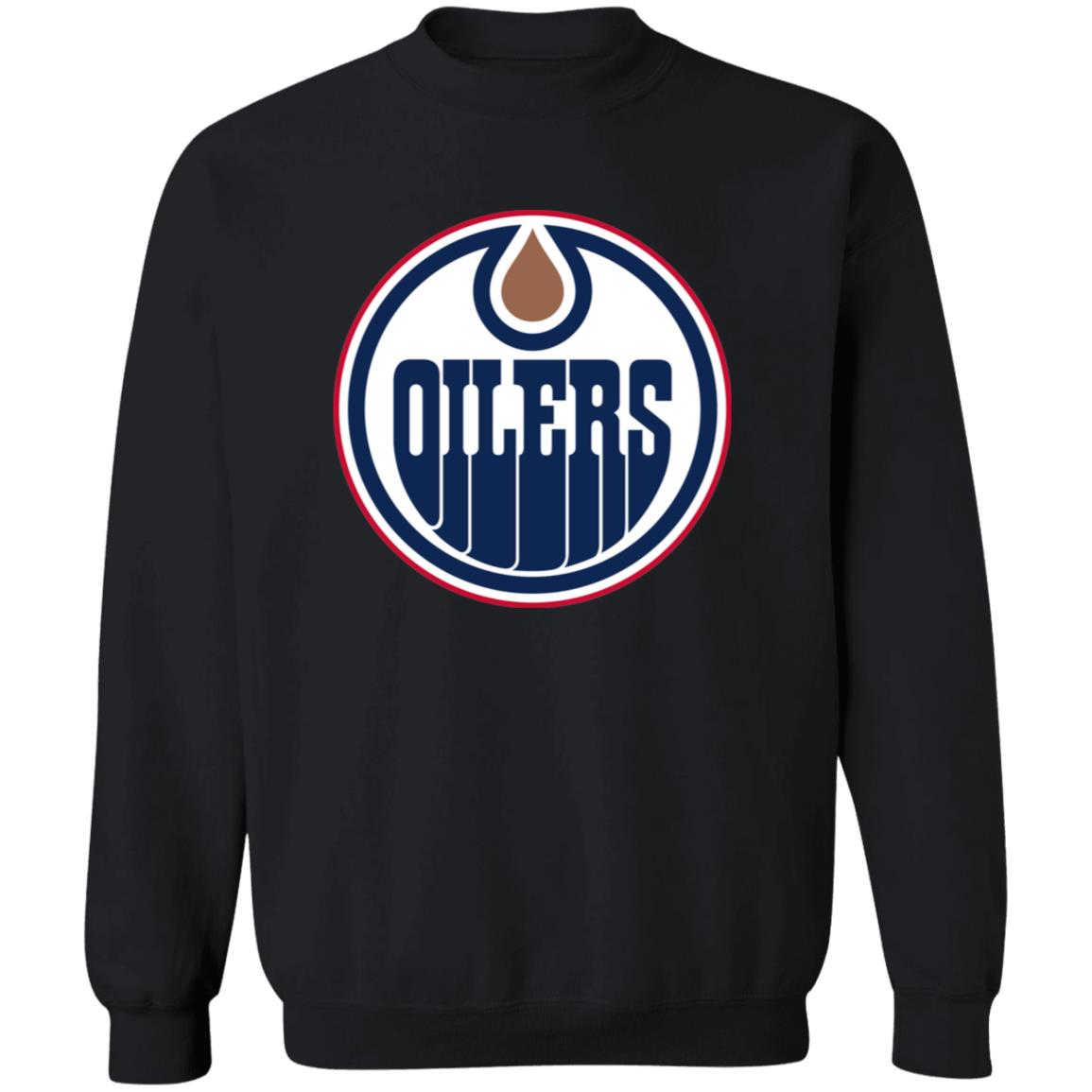 Edmonton Oilers Ice hockey Unisex Sizing Blend Material Crewneck Pullover Sweatshirt - Image 4