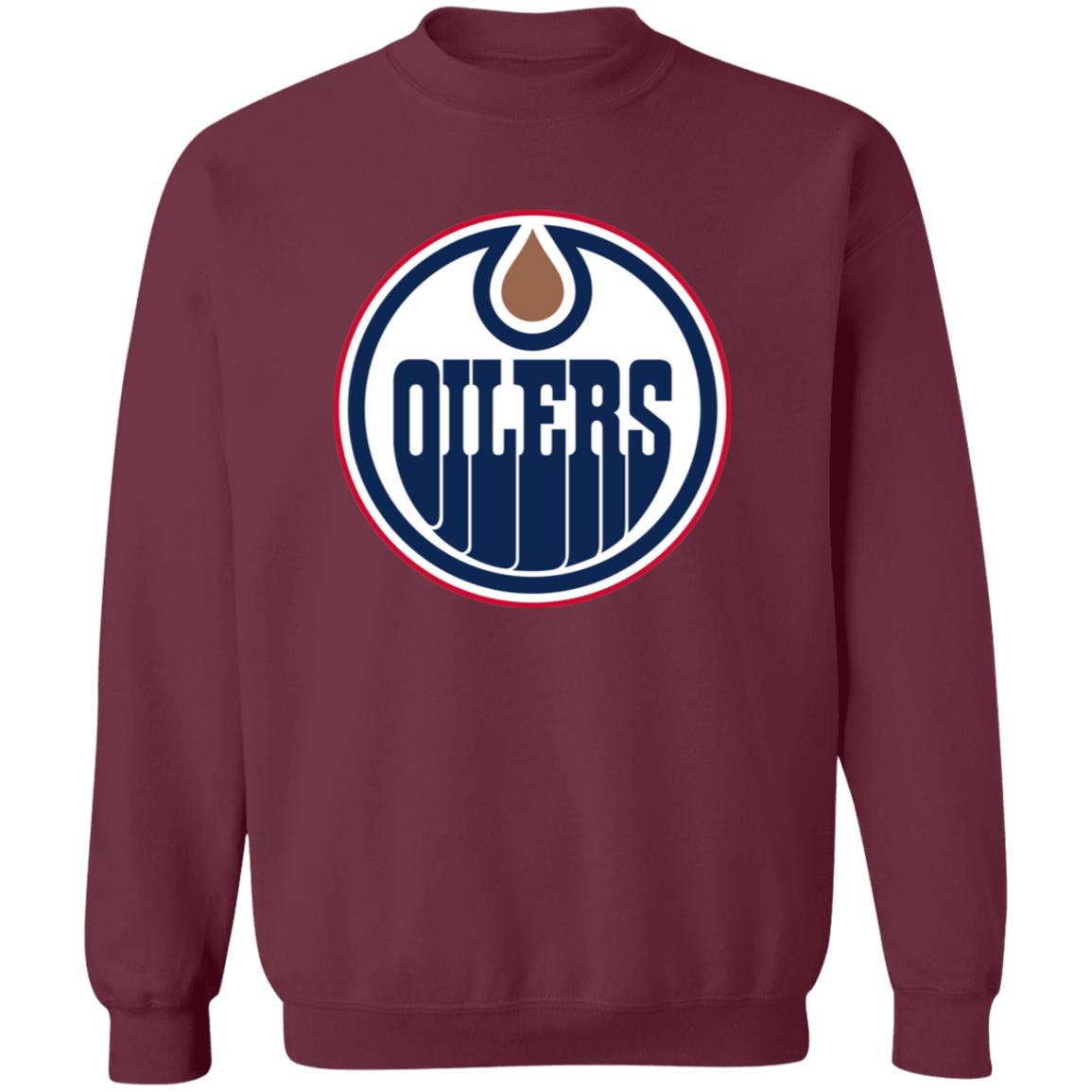 Edmonton Oilers Ice hockey Unisex Sizing Blend Material Crewneck Pullover Sweatshirt - Image 5