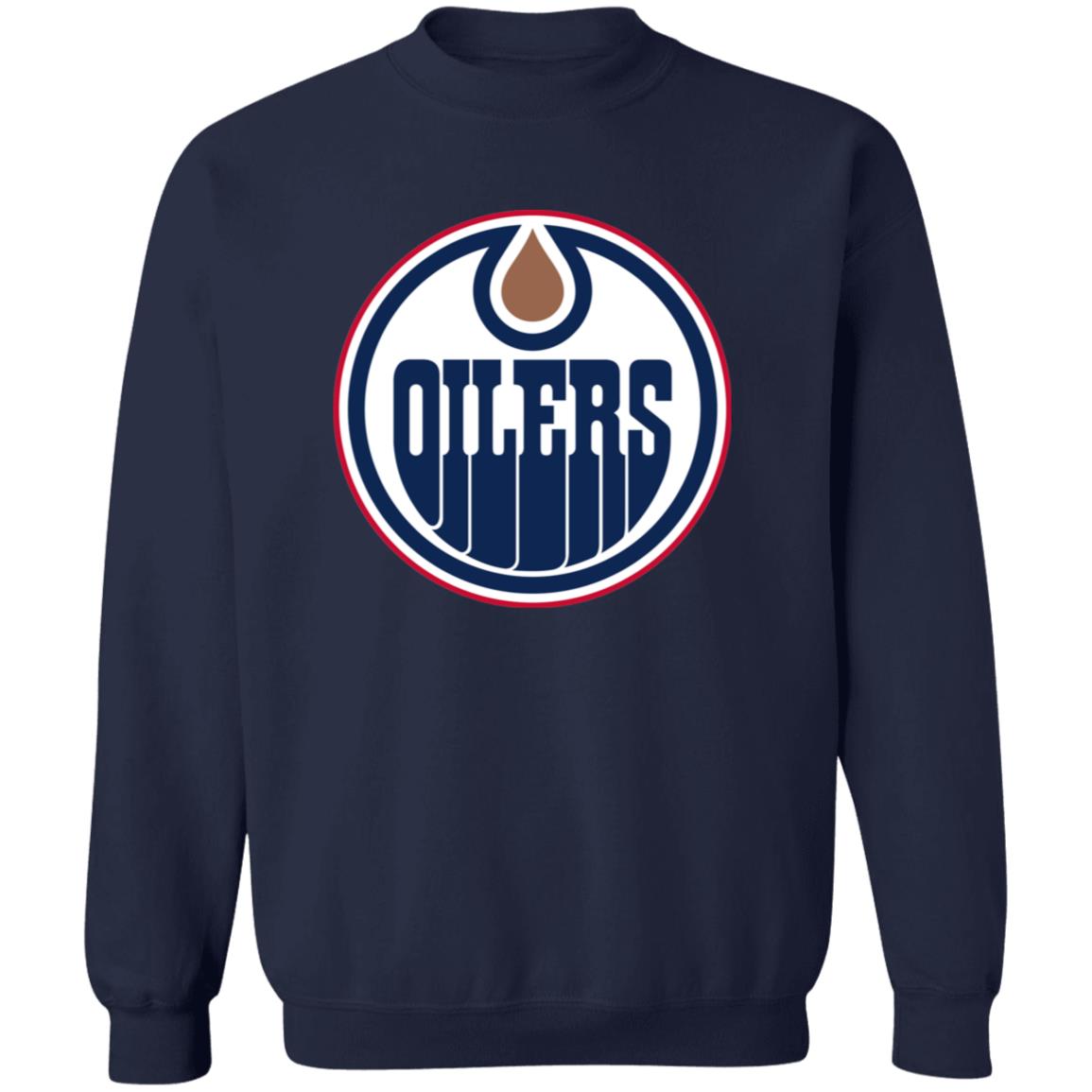 Edmonton Oilers Ice hockey Unisex Sizing Blend Material Crewneck Pullover Sweatshirt - Image 6