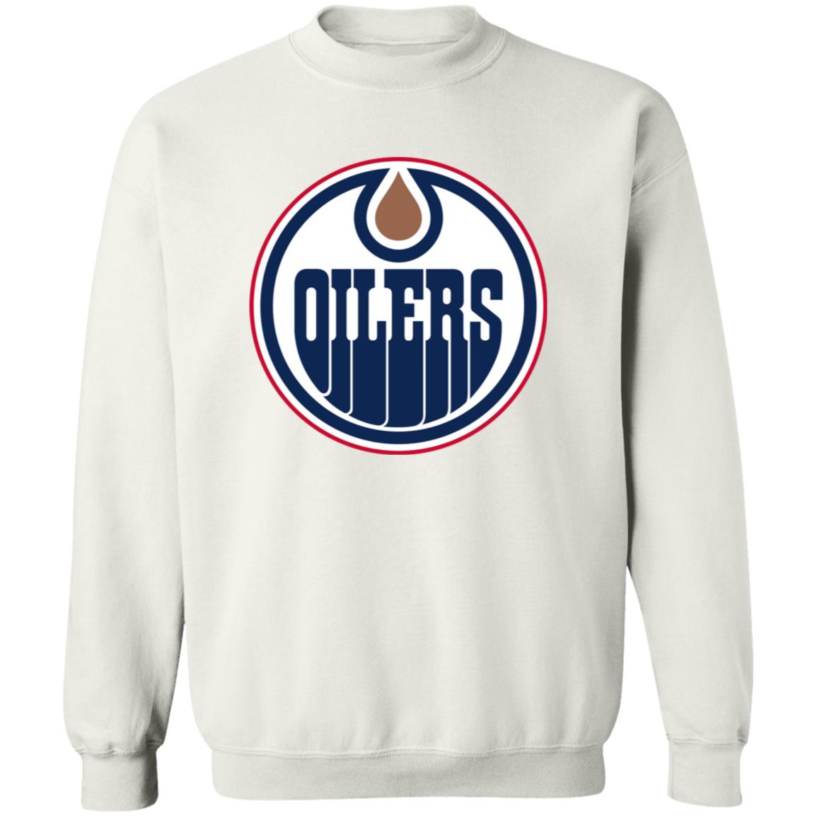 Edmonton Oilers Ice hockey Unisex Sizing Blend Material Crewneck Pullover Sweatshirt - Image 3
