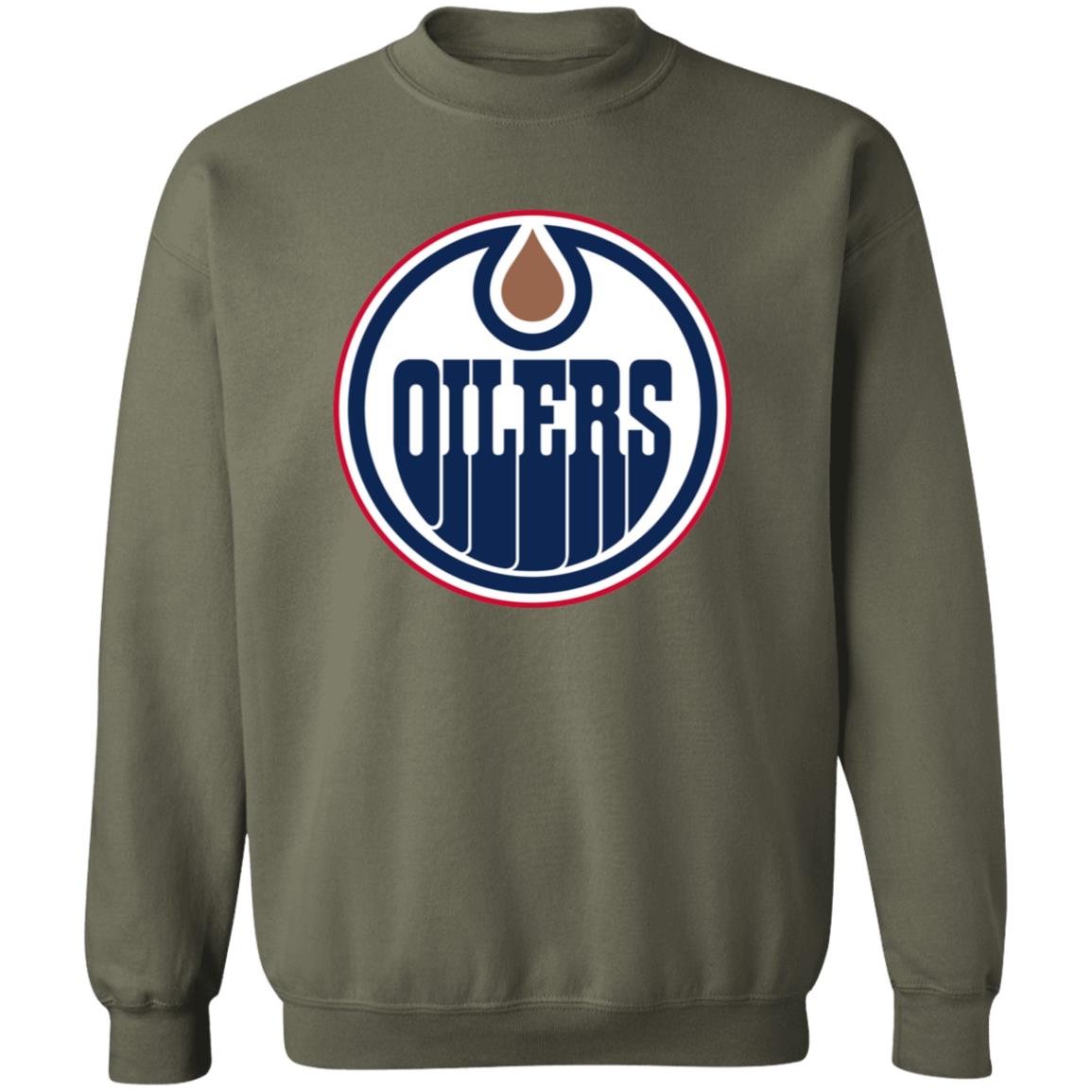 Edmonton Oilers Ice hockey Unisex Sizing Blend Material Crewneck Pullover Sweatshirt - Image 7