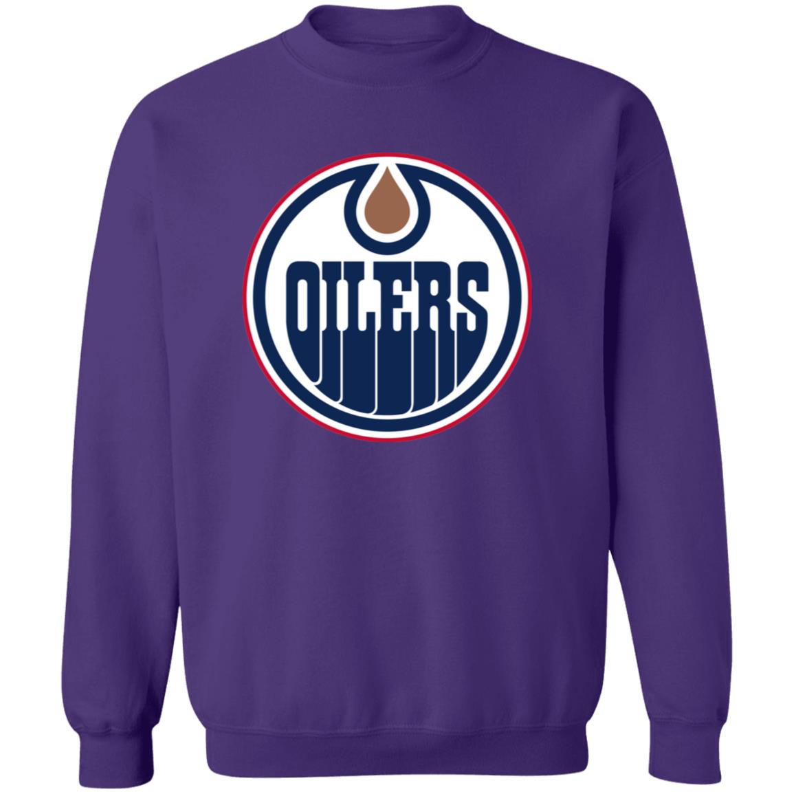 Edmonton Oilers Ice hockey Unisex Sizing Blend Material Crewneck Pullover Sweatshirt - Image 11
