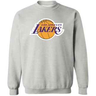 Los Angeles Lakers Basketball Unisex Sizing Blend Material Crewneck Pullover Sweatshirt