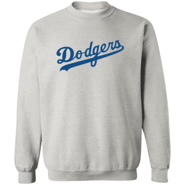 Los Angeles Dodgers  Baseball Unisex Sizing Blend Material Crewneck Pullover Sweatshirt