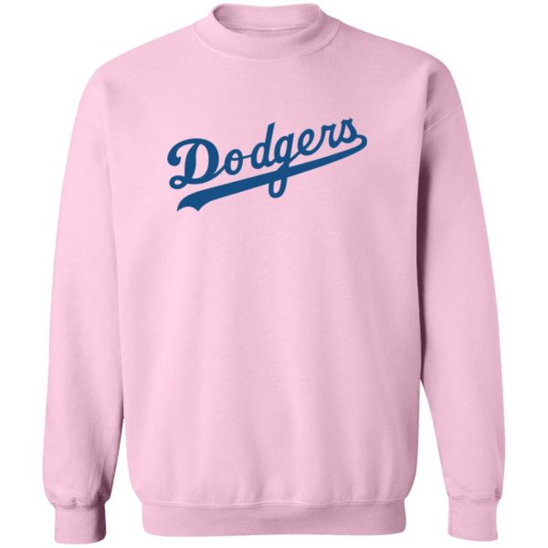 Los Angeles Dodgers  Baseball Unisex Sizing Blend Material Crewneck Pullover Sweatshirt - Image 4