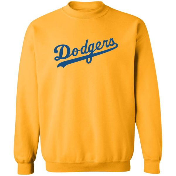 Los Angeles Dodgers  Baseball Unisex Sizing Blend Material Crewneck Pullover Sweatshirt - Image 5