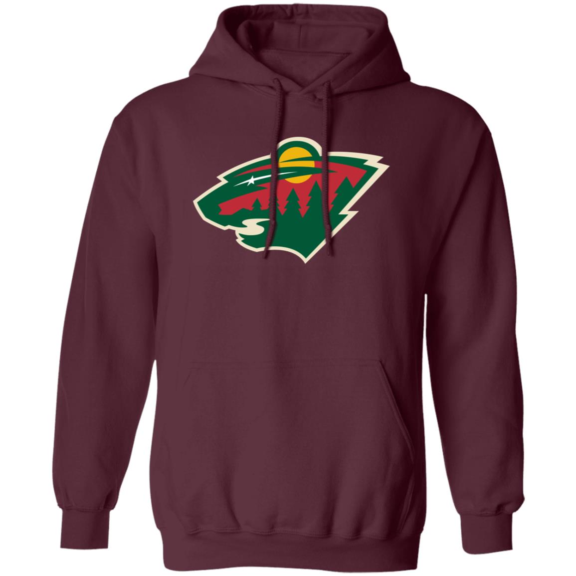 Minnesota Wild Ice hockey Unisex Sizing Blend Material Pullover Hoodie - Image 8