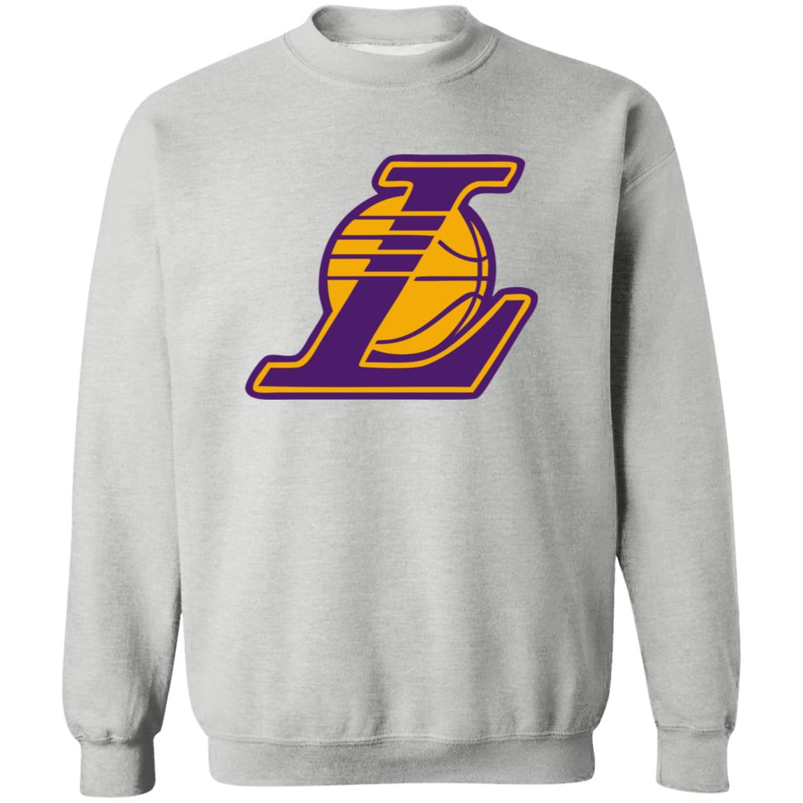 Los Angeles Lakers Basketball Unisex Sizing Blend Material Crewneck Pullover Sweatshirt - Image 2