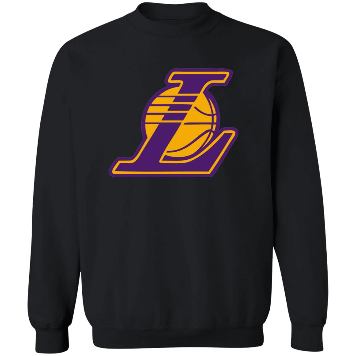 Los Angeles Lakers Basketball Unisex Sizing Blend Material Crewneck Pullover Sweatshirt - Image 4