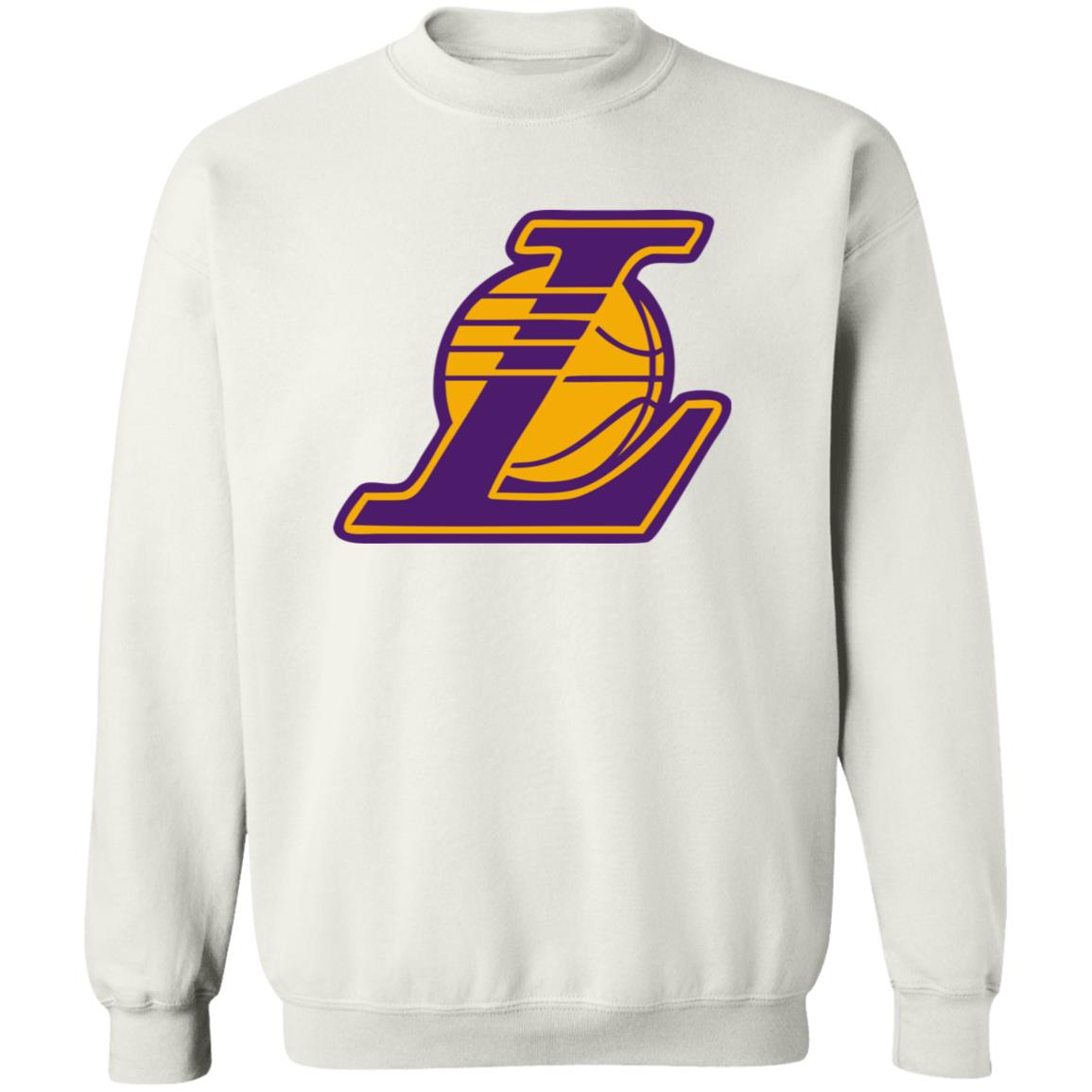 Los Angeles Lakers Basketball Unisex Sizing Blend Material Crewneck Pullover Sweatshirt - Image 3