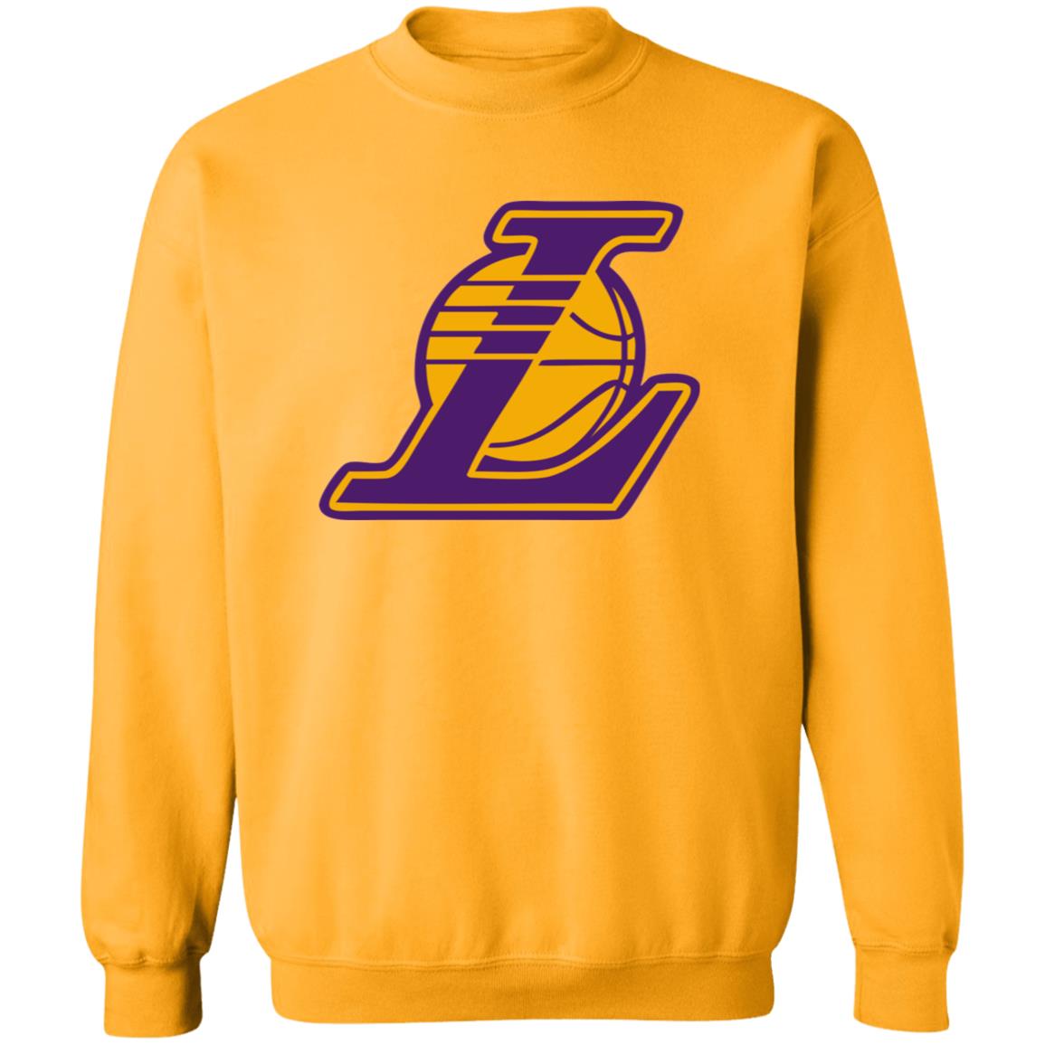 Los Angeles Lakers Basketball Unisex Sizing Blend Material Crewneck Pullover Sweatshirt - Image 10