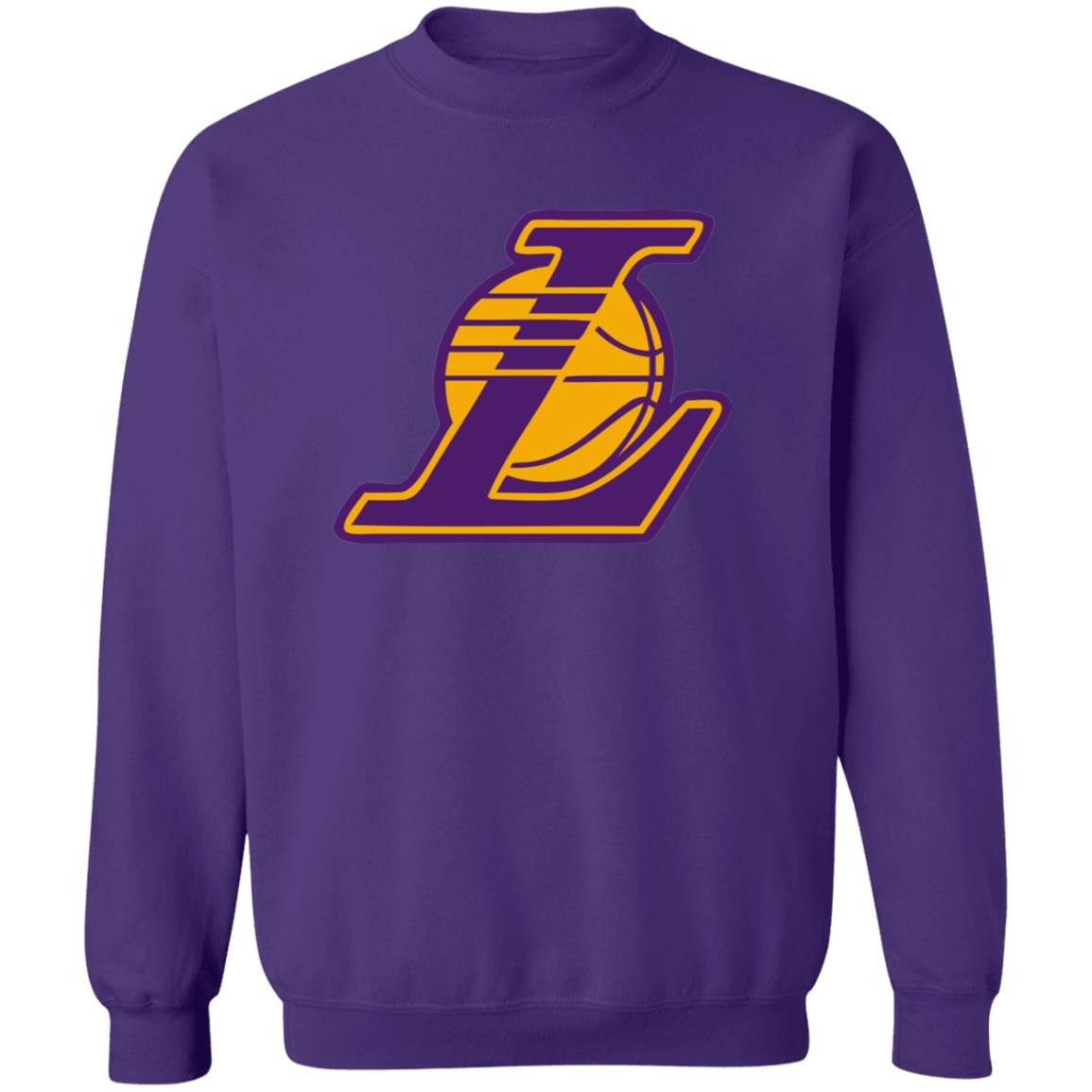 Los Angeles Lakers Basketball Unisex Sizing Blend Material Crewneck Pullover Sweatshirt - Image 11