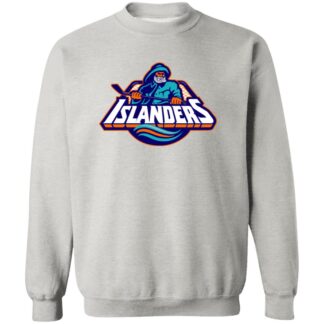 New York Islanders Ice hockey Unisex Sizing Blend Material Crewneck Pullover Sweatshirt