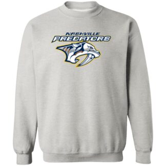 Nashville Predators Ice hockey Unisex Sizing Blend Material Crewneck Pullover Sweatshirt