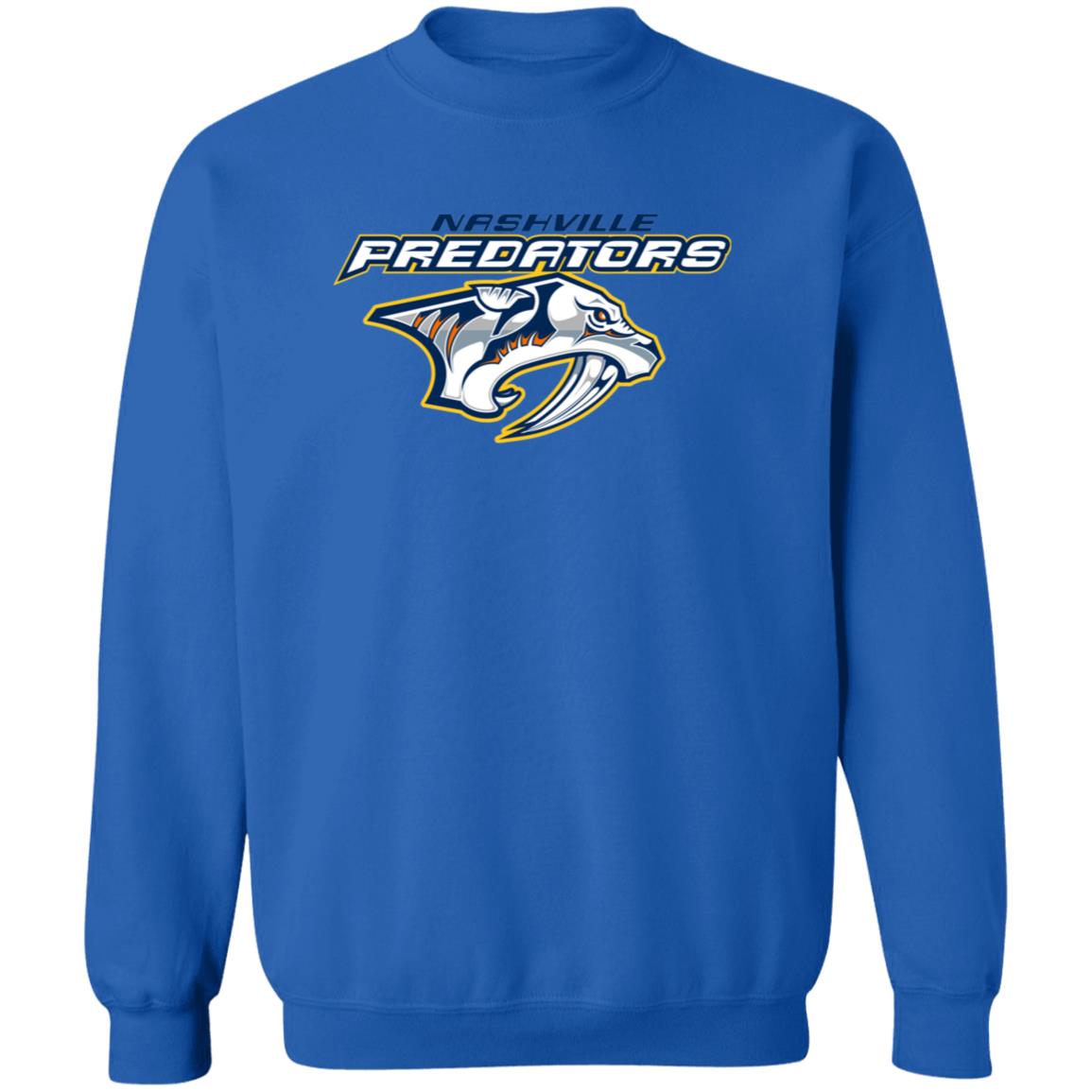 Nashville Predators Ice hockey Unisex Sizing Blend Material Crewneck Pullover Sweatshirt - Image 9