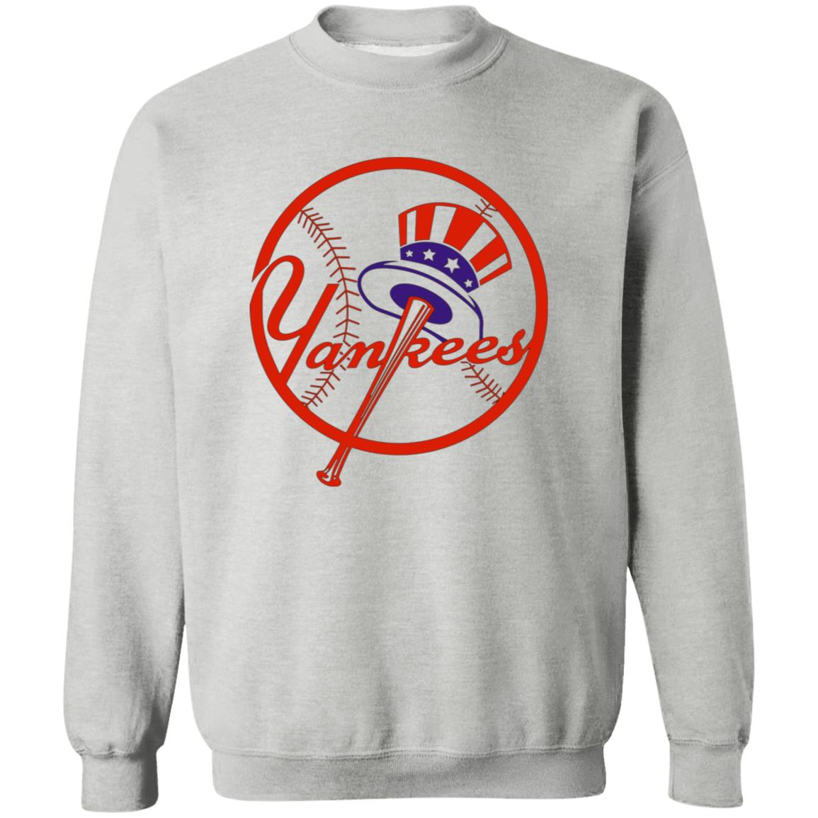 New York Yankees Baseball Unisex Sizing Blend Material Crewneck Pullover Sweatshirt