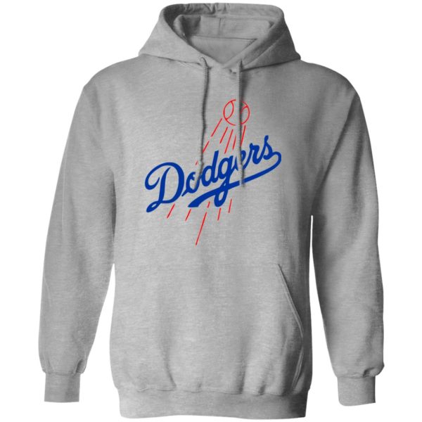 Los Angeles Dodgers  Baseball Unisex Sizing Blend Material Pullover Hoodie - Image 2