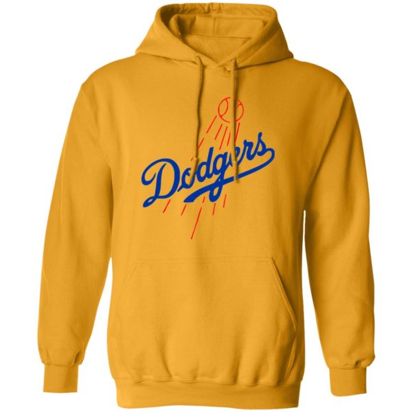 Los Angeles Dodgers  Baseball Unisex Sizing Blend Material Pullover Hoodie - Image 4