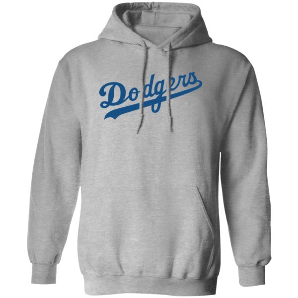 Los Angeles Dodgers  Baseball Unisex Sizing Blend Material Pullover Hoodie - Image 2