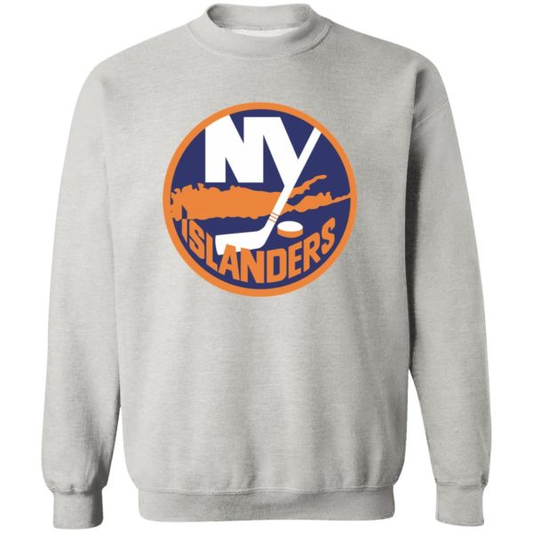 New York Islanders Ice hockey  Unisex Sizing Blend Material Crewneck Pullover Sweatshirt