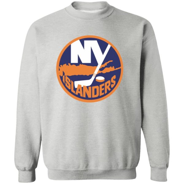 New York Islanders Ice hockey  Unisex Sizing Blend Material Crewneck Pullover Sweatshirt - Image 2