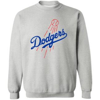 Los Angeles Dodgers Baseball Unisex Sizing Blend Material Crewneck Pullover Sweatshirt