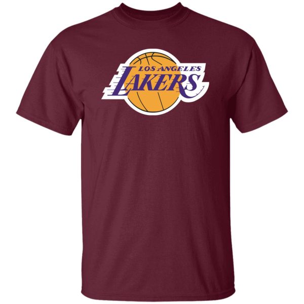 Los Angeles Lakers Basketball  Unisex Cotton. T-Shirt - Image 6