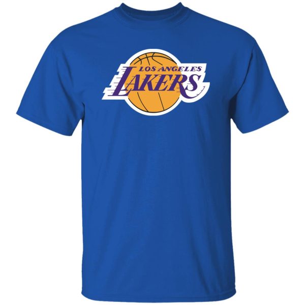 Los Angeles Lakers Basketball  Unisex Cotton. T-Shirt - Image 10