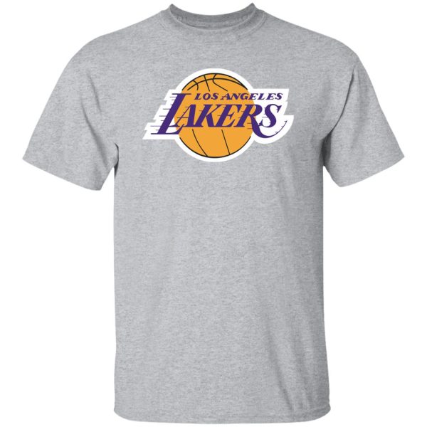 Los Angeles Lakers Basketball  Unisex Cotton. T-Shirt - Image 11