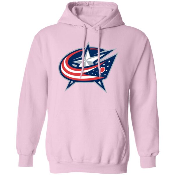 Columbus Blue Jackets Ice hockey Unisex Sizing Blend Material Pullover Hoodie - Image 7