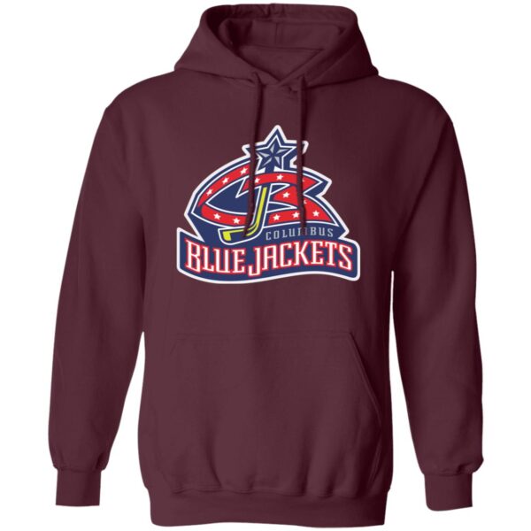 Columbus Blue Jackets Ice hockey  Unisex Sizing Blend Material Pullover Hoodie - Image 8