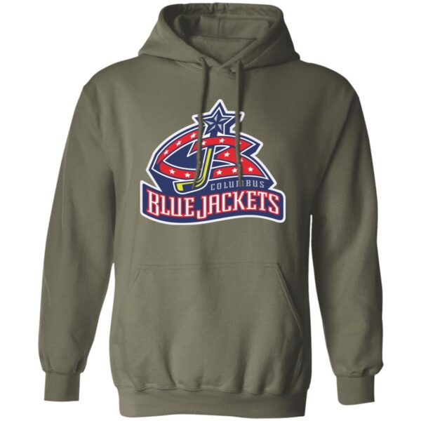 Columbus Blue Jackets Ice hockey  Unisex Sizing Blend Material Pullover Hoodie - Image 9