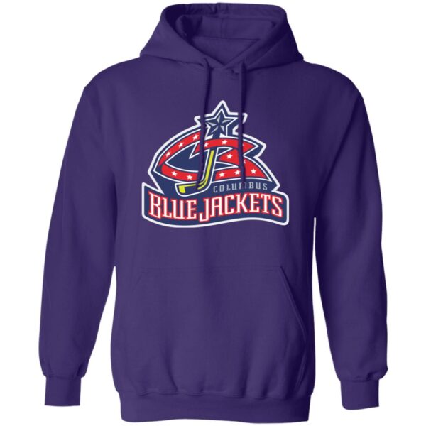 Columbus Blue Jackets Ice hockey  Unisex Sizing Blend Material Pullover Hoodie - Image 11