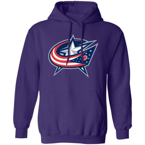 Columbus Blue Jackets Ice hockey Unisex Sizing Blend Material Pullover Hoodie - Image 11