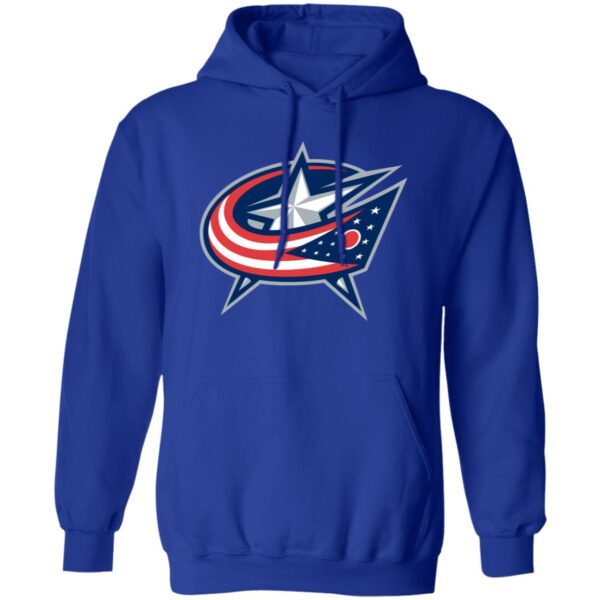 Columbus Blue Jackets Ice hockey Unisex Sizing Blend Material Pullover Hoodie - Image 12