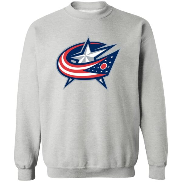 Columbus Blue Jackets Ice hockey Unisex Sizing Blend Material Crewneck Pullover Sweatshirt - Image 2