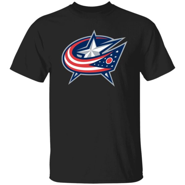 Columbus Blue Jackets Ice hockey Unisex Cotton. T-Shirt - Image 3