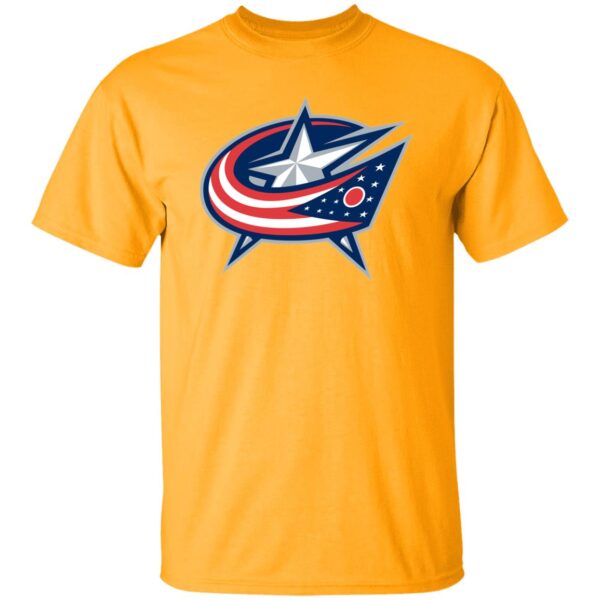 Columbus Blue Jackets Ice hockey Unisex Cotton. T-Shirt - Image 4