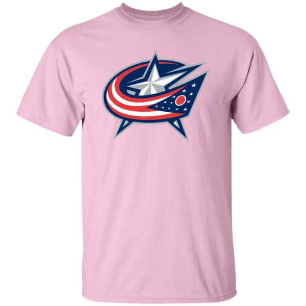 Columbus Blue Jackets Ice hockey Unisex Cotton. T-Shirt - Image 5