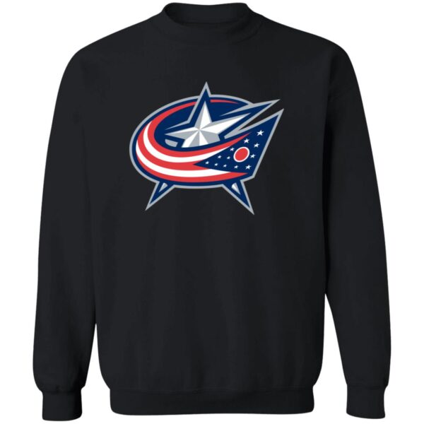 Columbus Blue Jackets Ice hockey Unisex Sizing Blend Material Crewneck Pullover Sweatshirt - Image 4