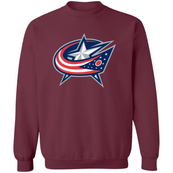 Columbus Blue Jackets Ice hockey Unisex Sizing Blend Material Crewneck Pullover Sweatshirt - Image 5