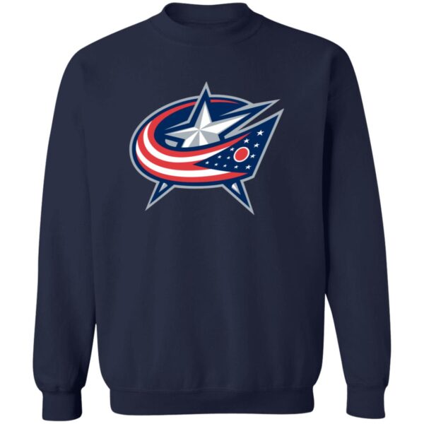 Columbus Blue Jackets Ice hockey Unisex Sizing Blend Material Crewneck Pullover Sweatshirt - Image 6