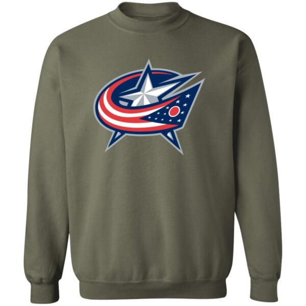 Columbus Blue Jackets Ice hockey Unisex Sizing Blend Material Crewneck Pullover Sweatshirt - Image 7