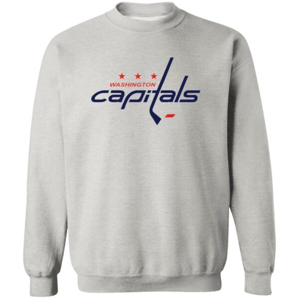 Washington Capitals Ice hockey  Unisex Sizing Blend Material Crewneck Pullover Sweatshirt - Image 2