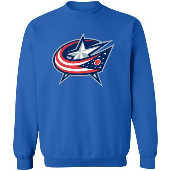 Columbus Blue Jackets Ice hockey Unisex Sizing Blend Material Crewneck Pullover Sweatshirt - Image 9