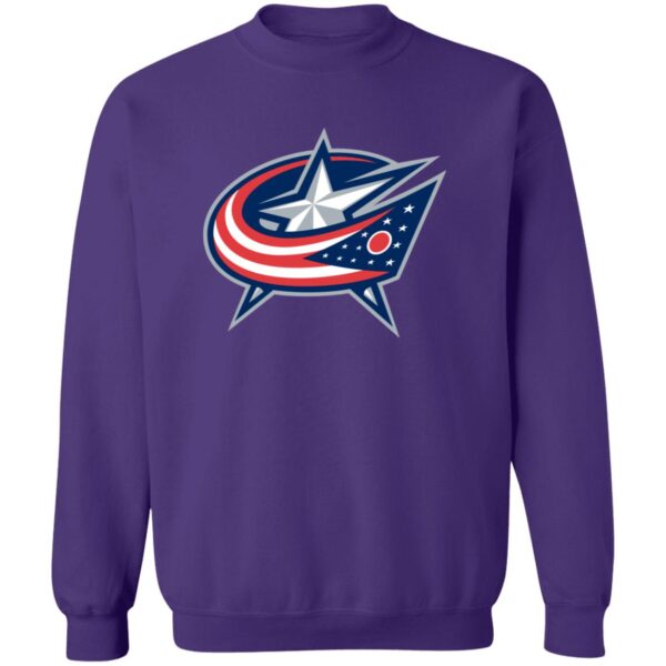 Columbus Blue Jackets Ice hockey Unisex Sizing Blend Material Crewneck Pullover Sweatshirt - Image 11