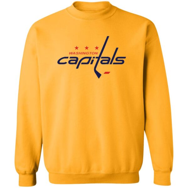 Washington Capitals Ice hockey  Unisex Sizing Blend Material Crewneck Pullover Sweatshirt - Image 4