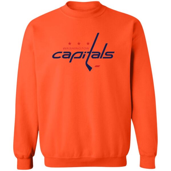 Washington Capitals Ice hockey  Unisex Sizing Blend Material Crewneck Pullover Sweatshirt - Image 5