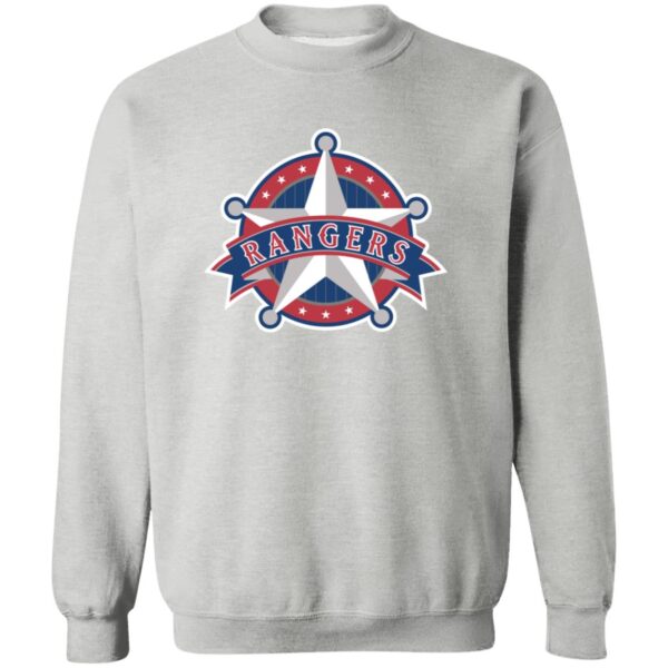 Texas Rangers Baseball Unisex Sizing Blend Material Crewneck Pullover Sweatshirt - Image 2