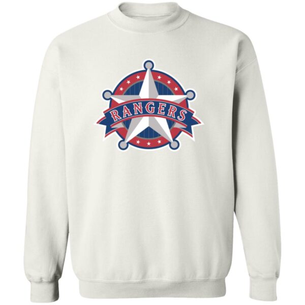 Texas Rangers Baseball Unisex Sizing Blend Material Crewneck Pullover Sweatshirt - Image 3